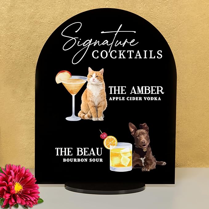 Pet Signature Drink Wedding Signs - Image 2