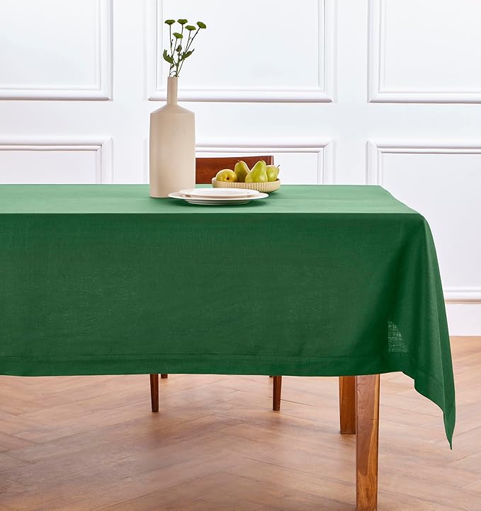 Solino Home Linen Square Tablecloth 52 x 52 Inch by SolinoHome