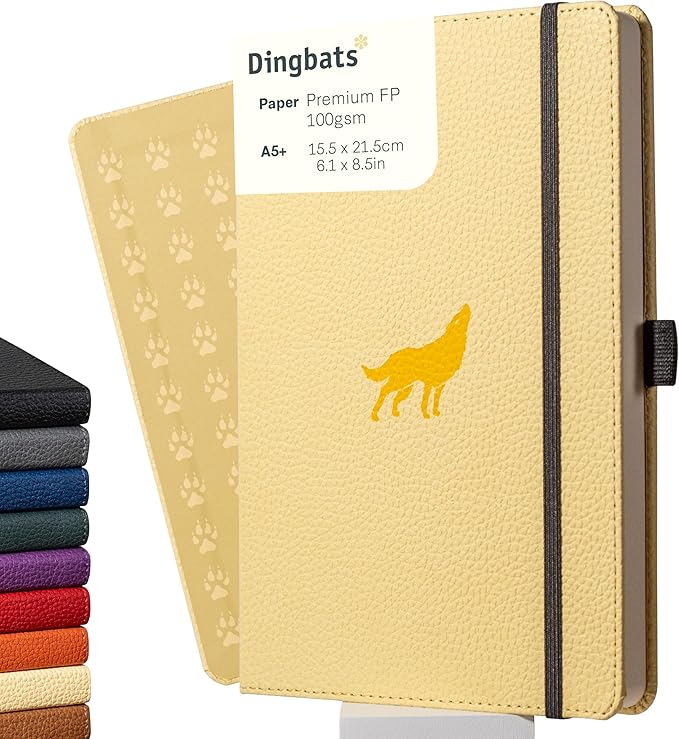Dingbats* Wildlife Dotted Writing Journal Notebook A5 by DingbatsNotebooks