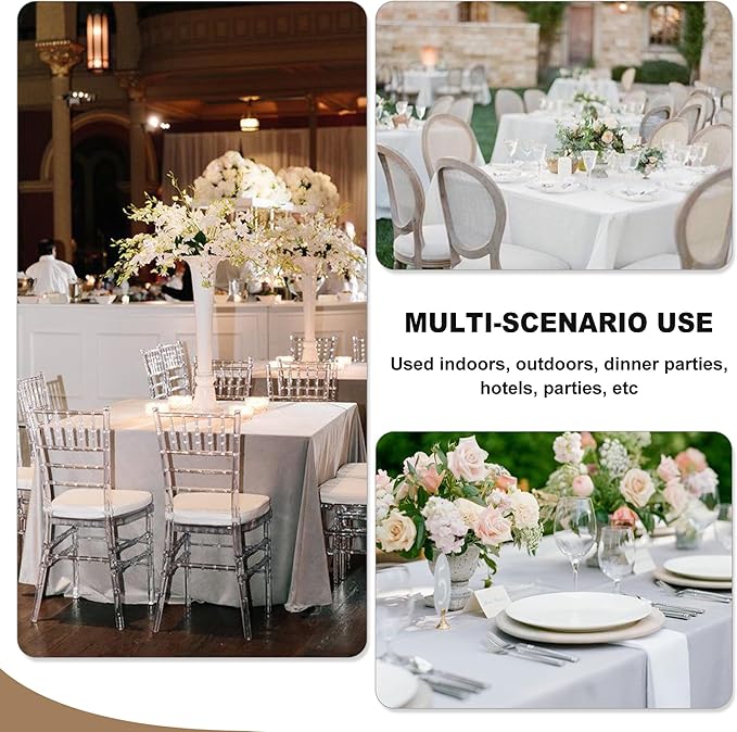 Fitable 6 Pack Square Tablecloths - Image 6