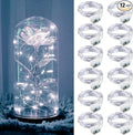 ZGWJ 12 Pack Fairy Lights Battery Operated, 7ft 20 Mini LED Fairy String Lights by ZGWJ