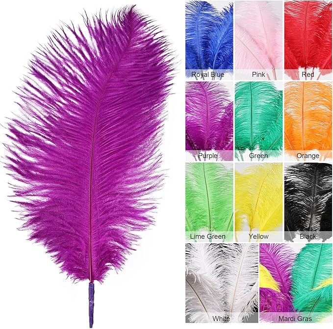 Bulk Purple Ostrich Feathers - Image 2