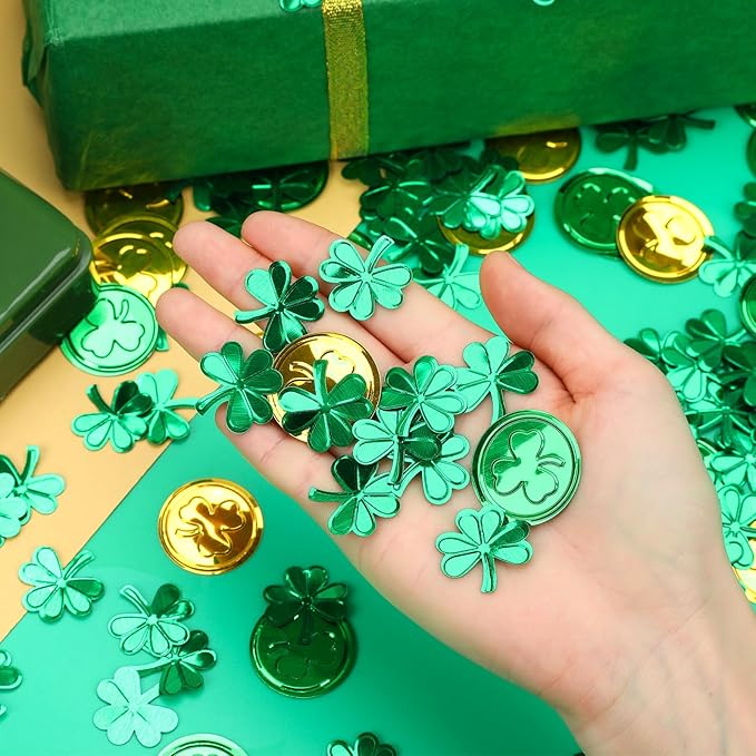 MARFOREVER St. Patrick's Day Shamrock Confetti - Image 4