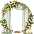 Wedding Arch Draping Fabric 29" x 19Ft Sheer Drapes by IONTACH