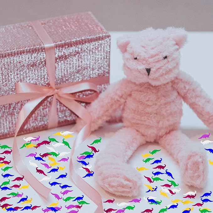 Confetti Dinosaur Confetti Table Metallic Foil Scatter Dino Baby Shower - Image 5