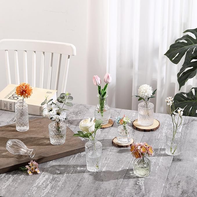Bud Vases Set of 40, Small Glass Vases - Image 3
