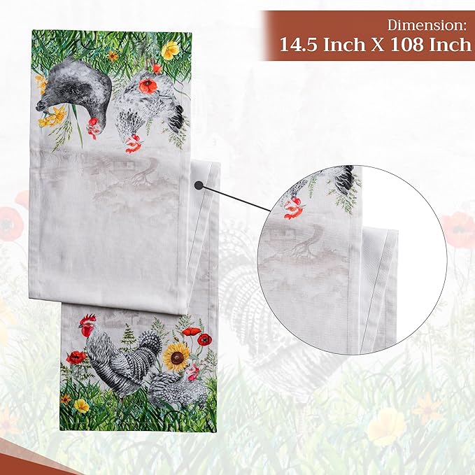 Maison d' Hermine Table Runner 100% Cotton Single Layer Table Runners 108 - Image 4