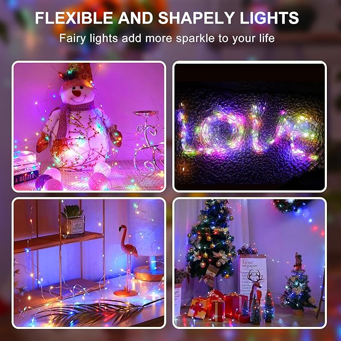 Aogist 24 Pack Fairy Lights 3 Modes 7ft 20 LED Waterproof, Battery Operated - Image 7
