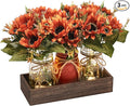 3 Pcs Fall Mason Jar Centerpiece Table Decorations by Unknown