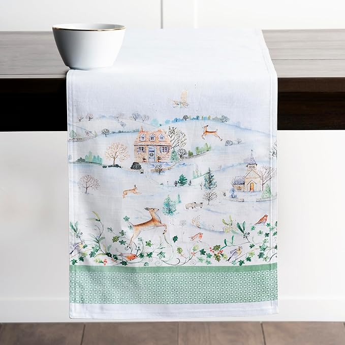 Maison d' Hermine Table Runner 100% Cotton Double Layer Table Runners 108 - Image 8