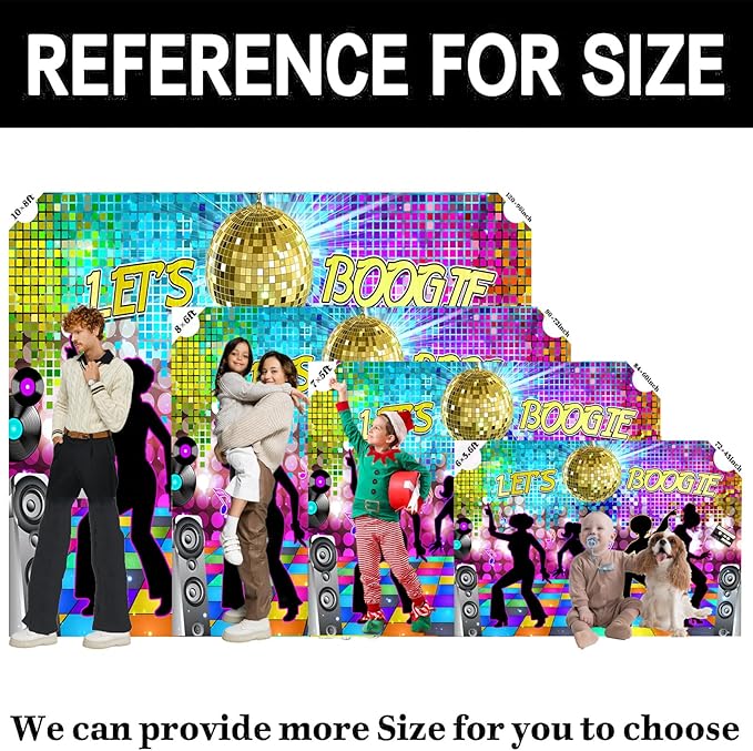 Dance Party Backdrop Retro 80s 90s Theme Stage Dance Ball Music Birthday Party - Image 6