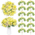 12 Packs Peonies Artificial Flowers, Silk Artificial Peonies Flowers Fake Peony by GOSTADY