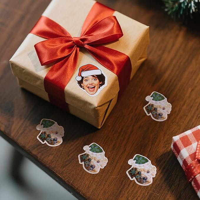 callie Personalized Christmas Stickers - Image 3