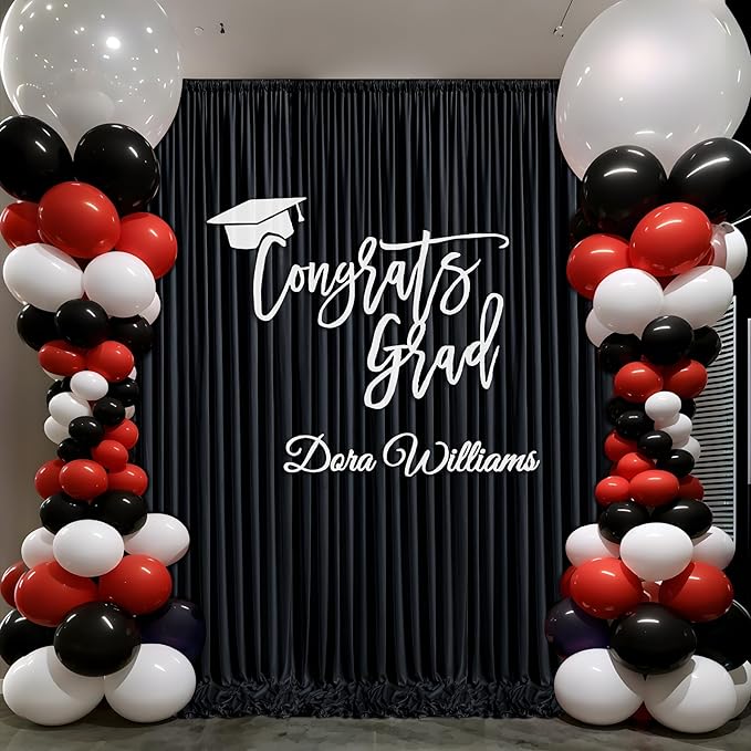 50ft x 10ft Thick Champagne Backdrop Curtains - Image 4