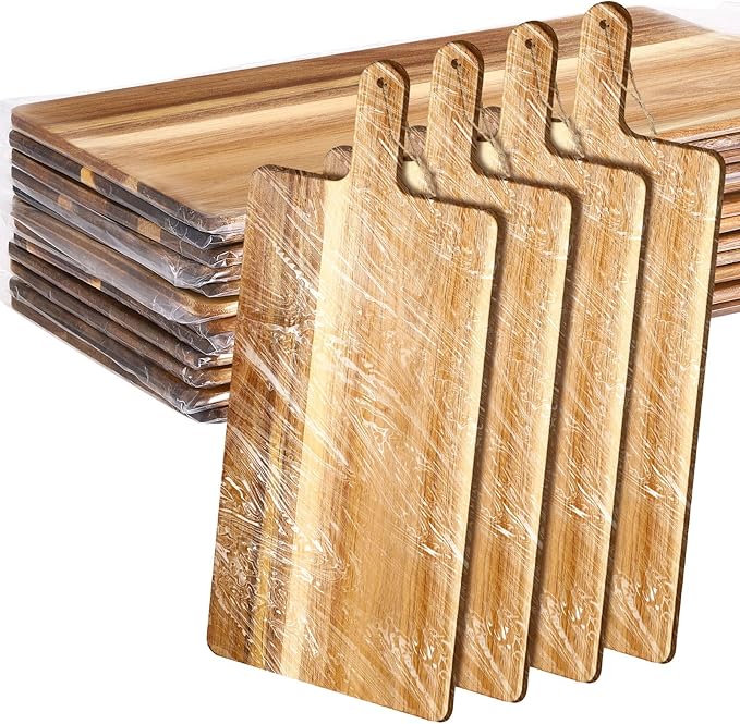 Patelai 12 Packs Wooden Cutting Board Set by Patelai