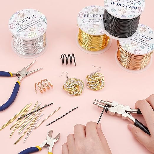 BENECREAT 9 10 12 15 17 18 20 Gauge Gold Aluminum Wire Anodized Jewelry Craft - Image 4