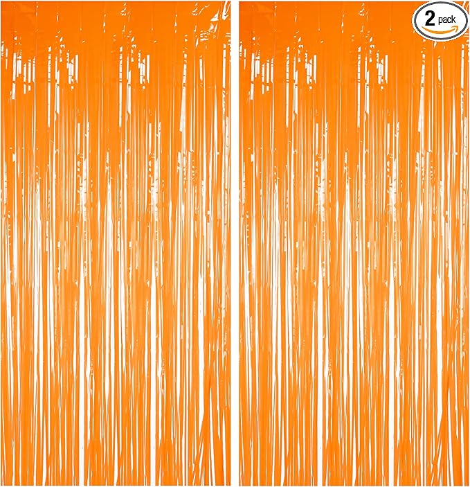 Foil Fringe Curtains Halloweens Decorations by BRAVESHINE