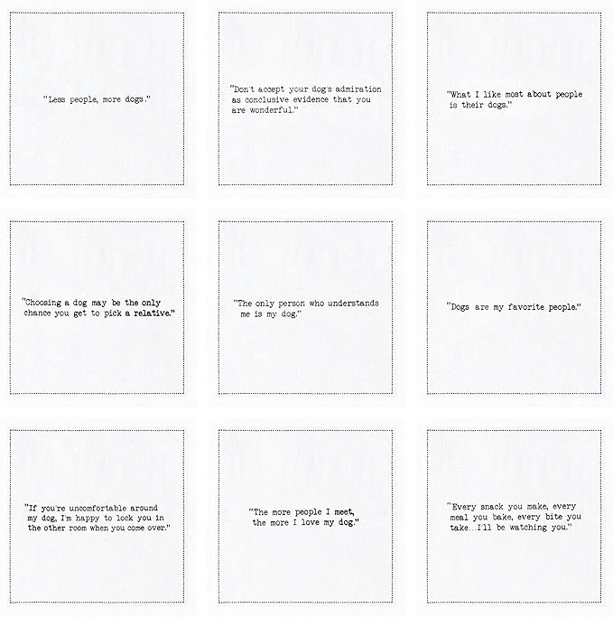FIVE STAR NAPKINS Dog Quotes, Beverage Napkins, Bar Napkins, Cloth Napkins - Image 3