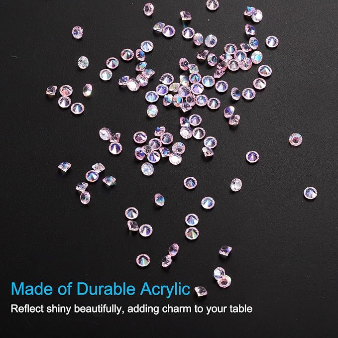 PATIKIL 14000Pcs Wedding Table Scatter Confetti Crystals 3mm Acrylic Diamonds - Image 3