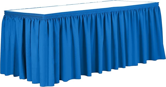 Ultimate Textile Pleat Polyester Fabric Table Skirt by UltimateTextile