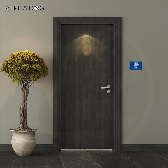 ALPHA DOG ADA SIGNS Custom ADA Compliant Braille Sign, Tactile Text, Raised - Image 4