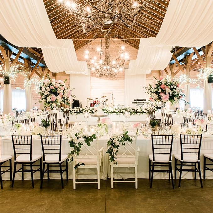 MODFUNS Champagne Ceiling Drapes - Image 3