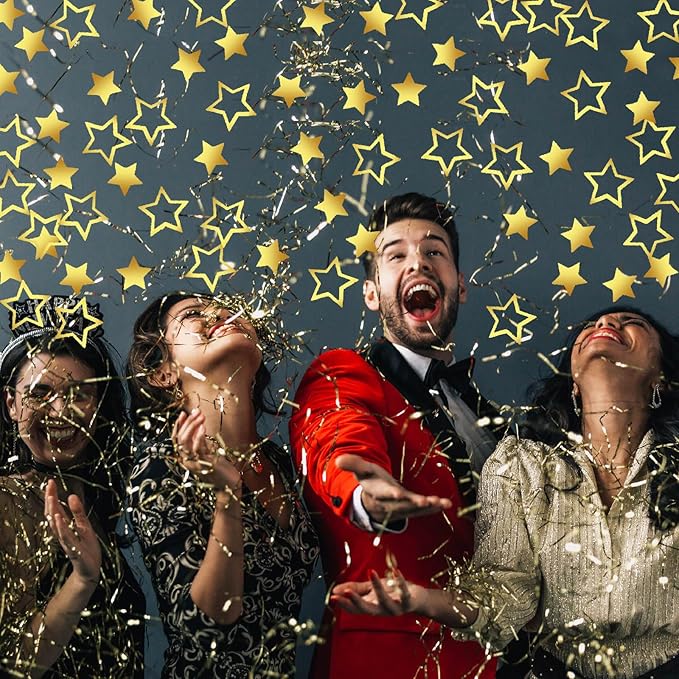 Confetti Star Metallic Foil Confetti Sprinkles - Image 5