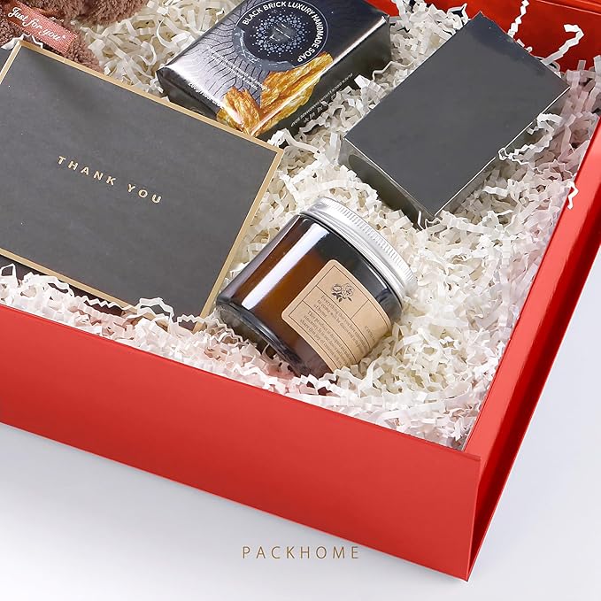 PACKHOME Large Gift Box 13.5x10x3.5 Inches, Sturdy Shirt Box - Image 3
