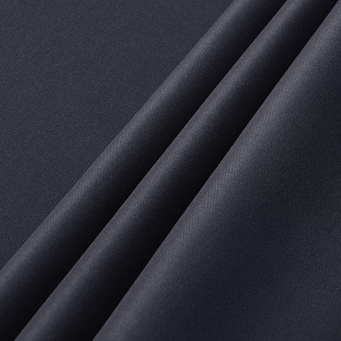 sancua 2 Pack Dark Grey Tablecloth 60 x 102 Inch, Rectangle 6 Feet Table Cloth - Image 6