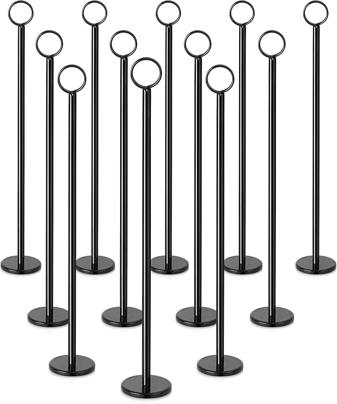 New Star Foodservice 27723 Ring-Clip Table Number Holder/Number Stand/Place by NewStarFoodservice