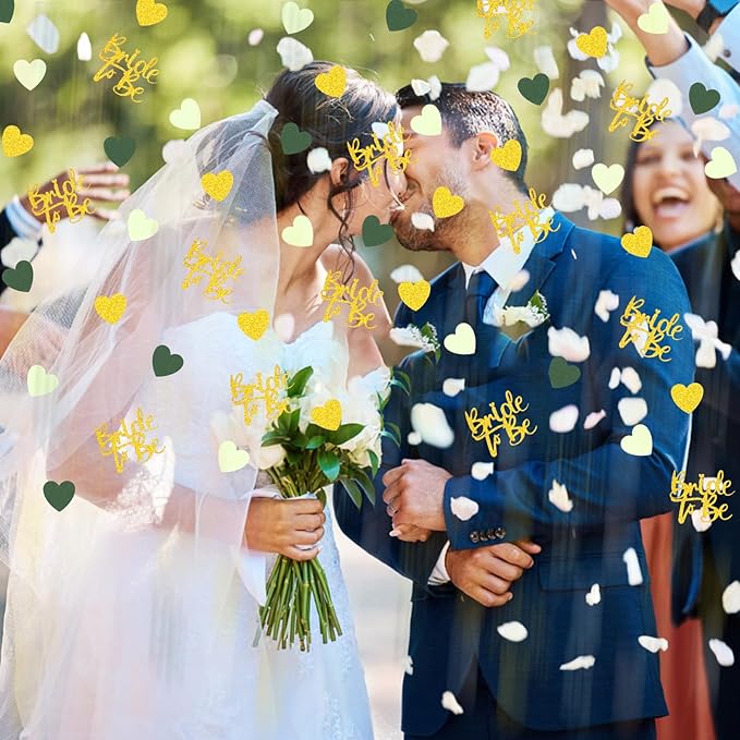 200PC Sage Green Bachelorette Party Decorations Bridal Shower Confetti - Image 3