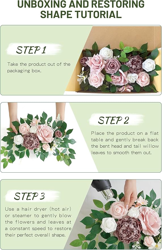 Wedding decor Welcome Sign Flower Backdrop Garland - Image 6