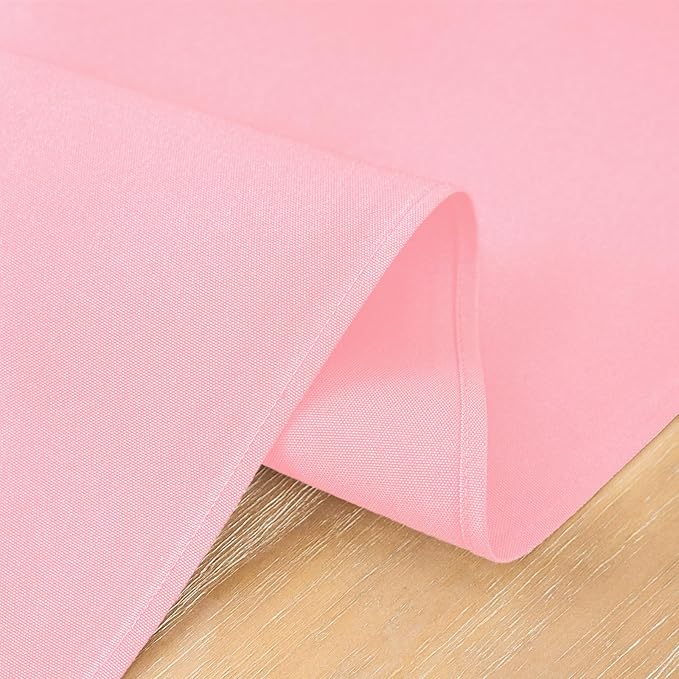 2 Pack Pink Small Short Table Runner 12 x 36 Inch Solid Color Runners Coffee - Image 5