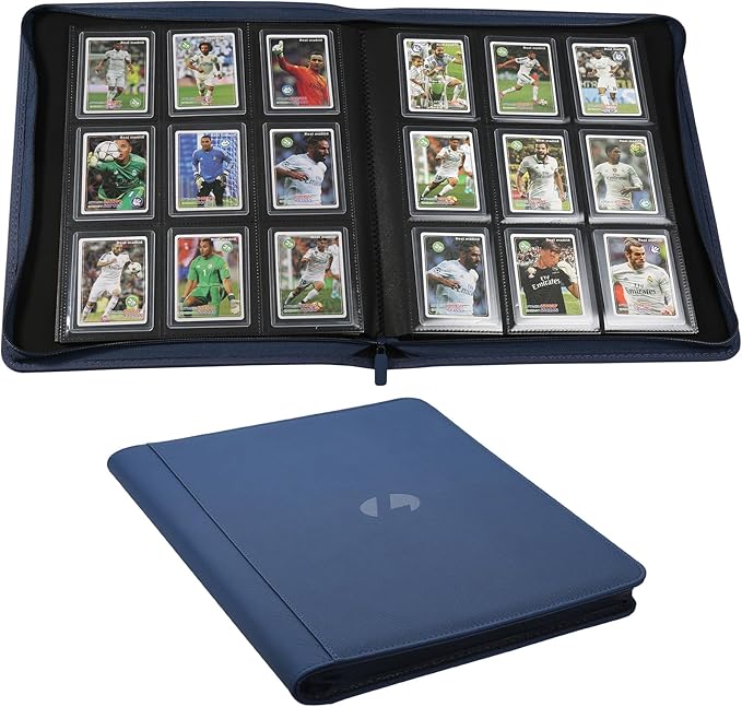 Toploader Binder, Holds 288 Toploaders, 9 Pocket Double-Sided Top Loader Binders by Unknown