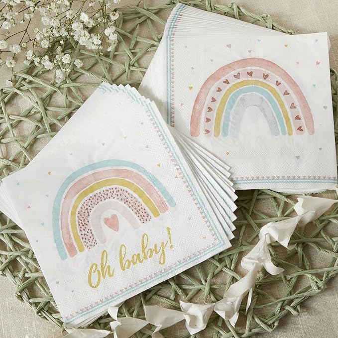 Kate Aspen Boho Rainbow Baby Shower Decorations, One Size - Image 3