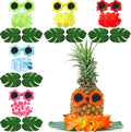 6 Sets Hawaiian Table Centerpieces Pineapple Luau Party Table Decorations by Rotatingpals