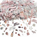 Pink Happy Birthday Confetti, Birthday Decorations Confetti Metallic Foil Table by WEIKA