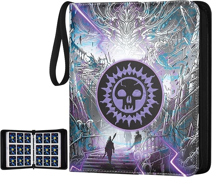 Card Binder for MTG Cards, Premium 9 Pocket Card Binder for Trading Cards by GERMUN