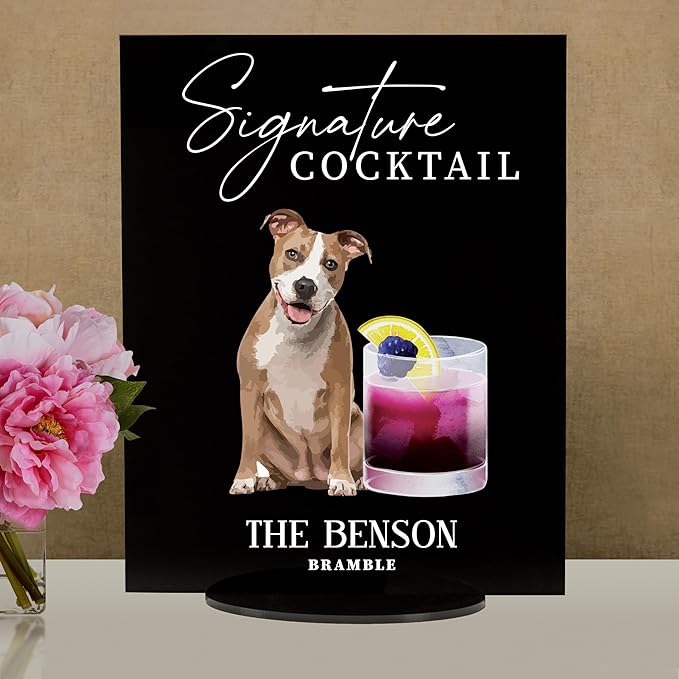 Pet Signature Drink Wedding Signs - Image 2