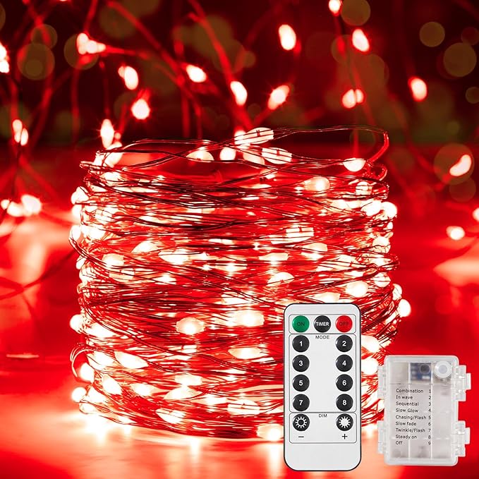 1 Pack 16.4 Ft. Battery Operated Outdoor String Lights - Image 2
