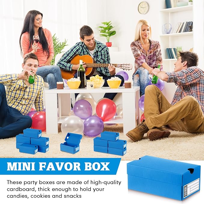 12 Sets Mini Sneaker Boxes for Party Favors Mini Shoe Gifts Boxes 4.7 x 2.5 x 2 - Image 6