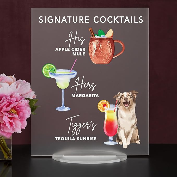 Pet Signature Drink Wedding Signs - Image 2