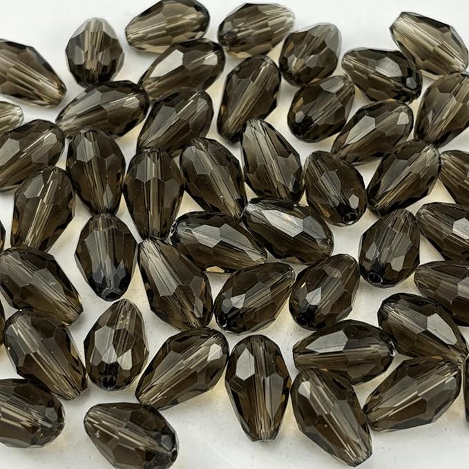 150pcs 4x6mm Teardrop Crystal Glass Beads by Unknown