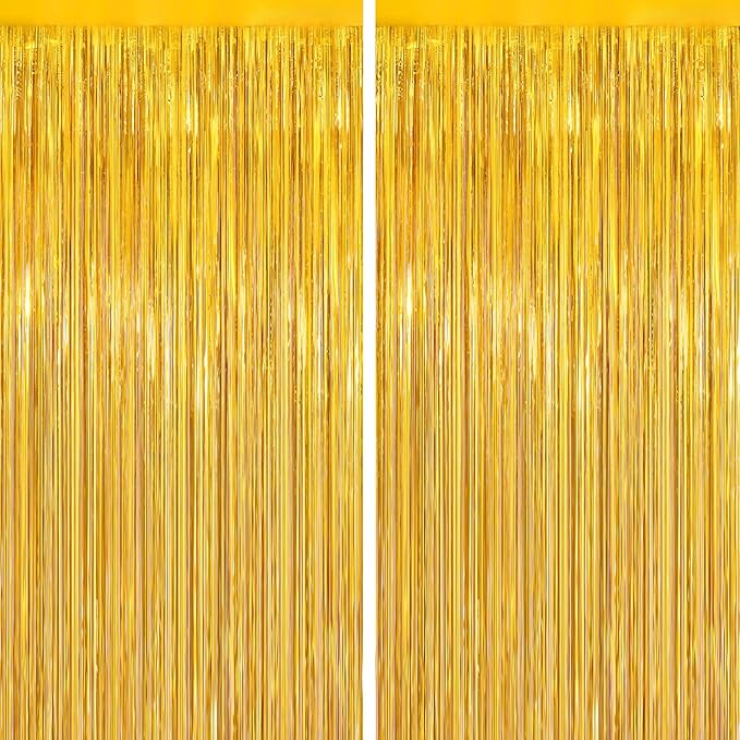 2Pack Gold Party Streamers, Baby Shower, Photo Booth Props - Image 6
