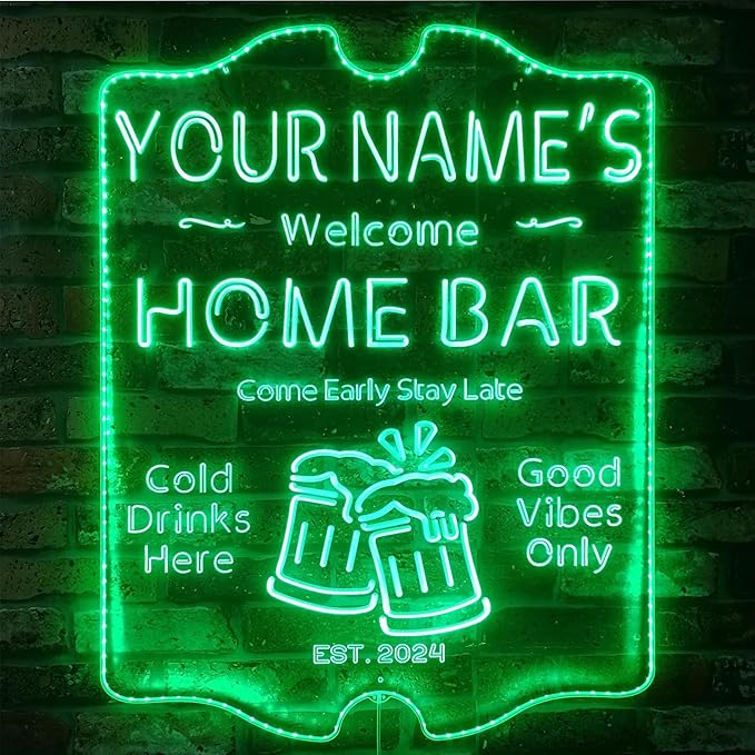 ADVPRO Personalized Your Name Home Bar RGB Dynamic Glam LED Sign - Image 7