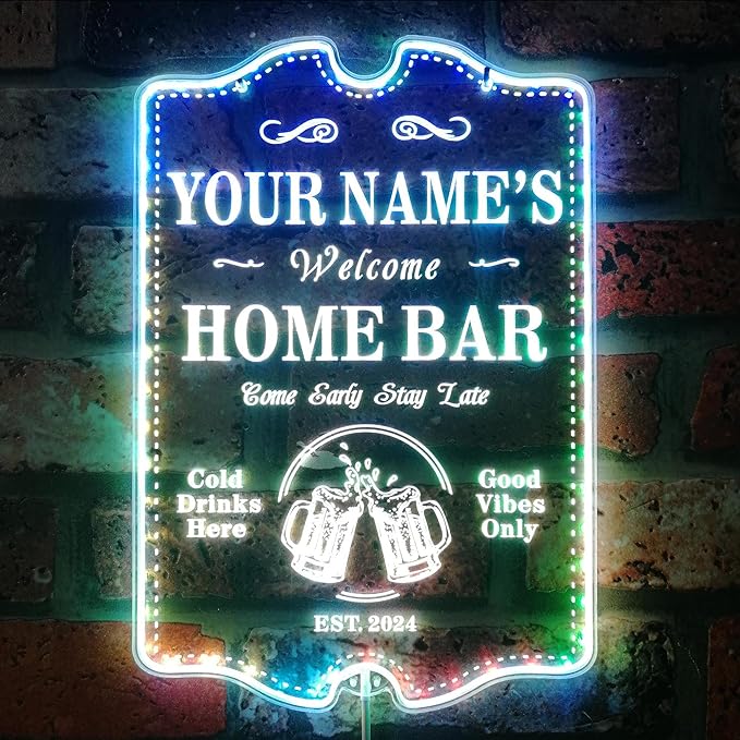 ADVPRO Personalized Your Name Home Bar RGB Dynamic Glam LED Sign - Image 5
