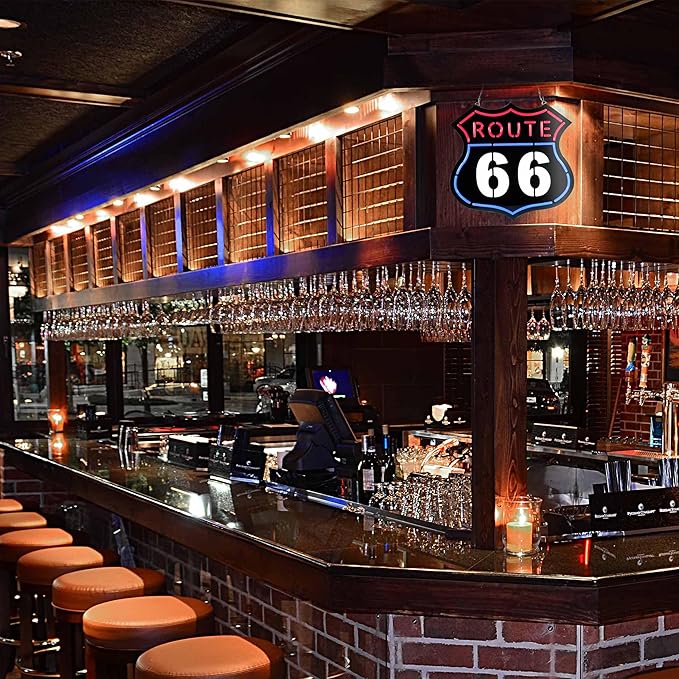 Ultrathin Route 66 Neon Sign Art Wall Lights - Image 6