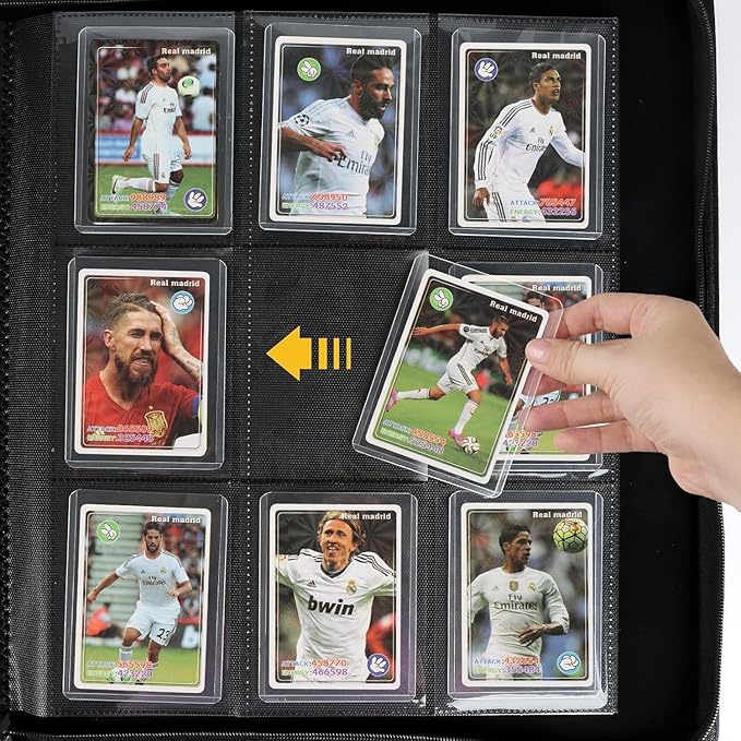 Toploader Binder with 9-Pocket Pages, Holds 288 "3×4" Rigid Toploader Hard Cases - Image 4