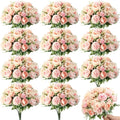 Tigeen Artificial Flowers Artificial Peonies Silk Flowers Faux Peony Fake Peony by Tigeen