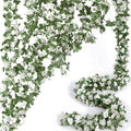 8 Pcs x 8.2 ft Flower Garland Artificial Rose Vine Flowers by PONKING